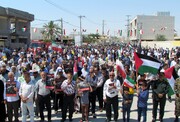 تصاویر/ راهپیمایی روز جهانی قدس در بندر دیّر