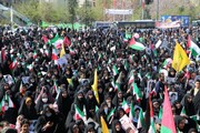 تصاویر/ شکوه حضور مردم مشهد مقدس در راهپیمایی روز قدس