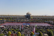 تصاویر/ خروش مردم اصفهان در راهپیمایی روز قدس