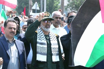 تصاویر| طنین فریاد استکبارستیزی مردم بندرعباس در روز جهانی قدس