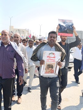 تصاویر/ حضور حماسی مردم بخش سندرک در راهپیمایی روز قدس