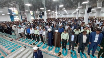 نماز جمعه جم به روایت تصویر