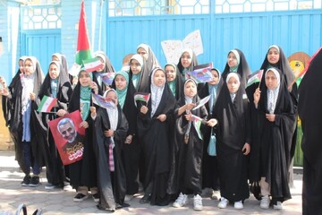 تصاویر / حضور پر شور مردم شهید پرور آران و بیدگل در راهپیمایی  روز قدس