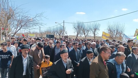 تصاویر | راهپیمایی روز قدس در شهرستان سلطانیه