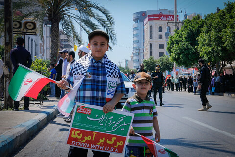 تصاویر/ راهپیمایی روز جهانی قدس در بوشهر