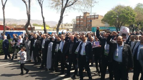 تصاویر/ راهپیمایی روز قدس در تبریز