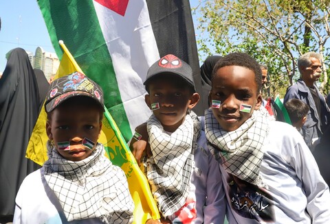تصاویر/ شکوه حضور مردم انقلابی قم در حمایت از مردم فلسطین-۴
