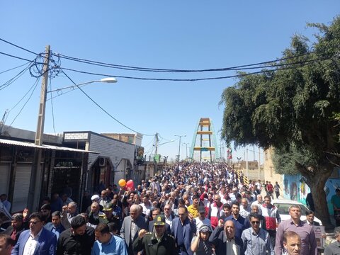 تصاویر راهپیمایی روز جهانی قدس در پلدختر