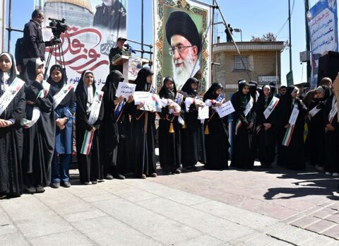 تصاویر/ راهپیمایی باشکوه مردم سنندج در روز جهانی قدس