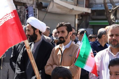 تصاویر/ راهپیمایی باشکوه مردم سنندج در روز جهانی قدس