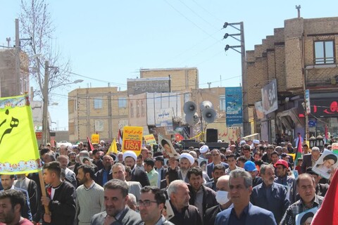 تصاویر/ راهپیمایی روز قدس در ایجرود