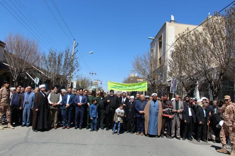 تصاویر/  راهپیمایی روز جهانی قدس در شهر تکاب