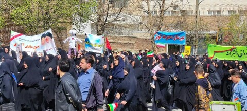تصاویر/ راهپیمایی روز قدس در مرند