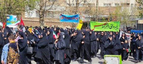تصاویر/ راهپیمایی روز قدس در مرند