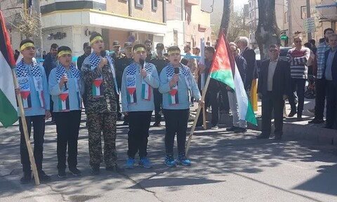 تصاویر/ راهپیمایی روز قدس در میانه