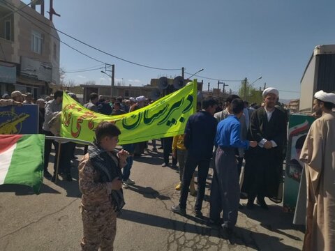 تصاویر/ راهپیمایی روز جهانی قدس در شهرستان نقده