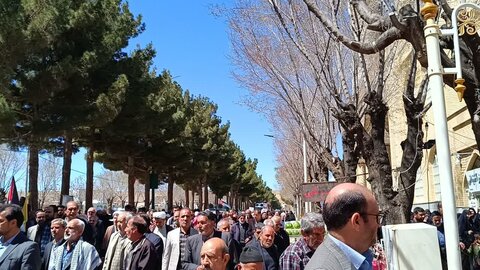 تصاویر/ مراسم راهپیمایی روز جهانی قدس با حضور مردم انقلابی آشتیان