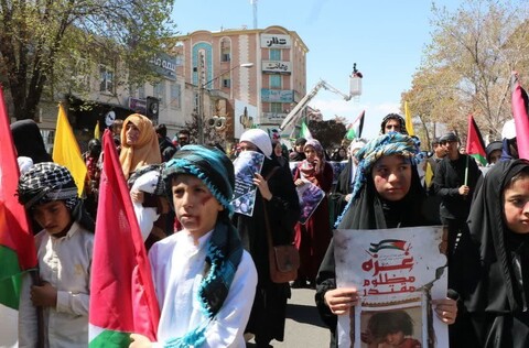 تصاویر/ راهپیمایی روز قدس در زنجان