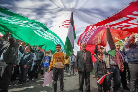 تصاویر/ راهپیمایی روز قدس در زنجان