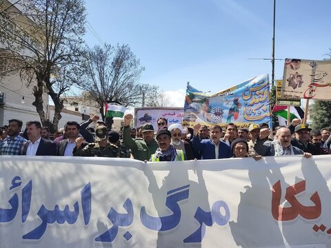 تصاویر/ راهپیمایی روز جهانی قدس در پیرانشهر