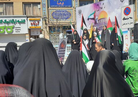 تصاویر/ شکوه حضور مردم انقلابی شهر اراک در حمایت از مردم مظلوم فلسطین