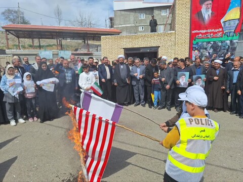 تصاویر/ راهپیمایی روز قدس در خداآفرین