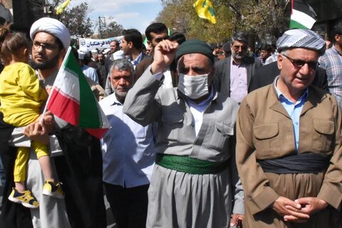 تصاویر/ حضور روحانیت اهل سنت ارومیه در راهپیمایی روز جهانی قدس