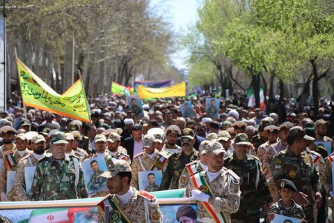 تصاویر حضور مردم بروجرد در راهپیمایی روز جهانی قدس