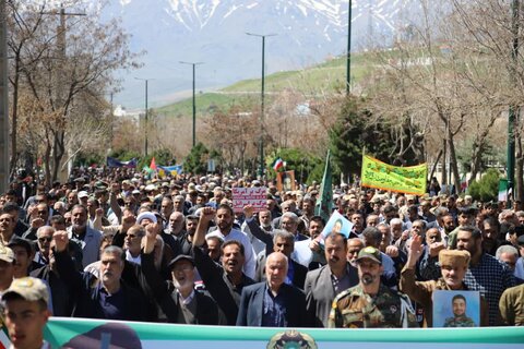 تصاویر حضور مردم بروجرد در راهپیمایی روز جهانی قدس