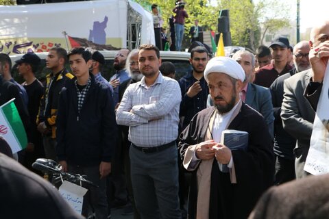 تصاویر/ شکوه حضور مردم مشهد مقدس در راهپیمائی روز قدس