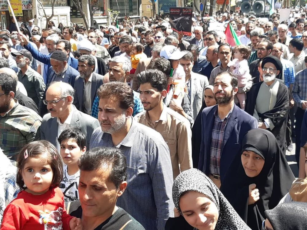 راهپیمایی روز جهانی قدس در کاشان برگزار شد+ عکس