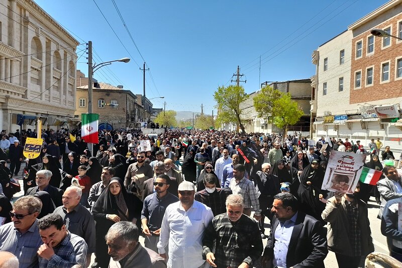 راهپیمایی «روز جهانی قدس» در کرمانشاه برگزار شد