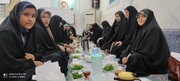 تصاویر/ برگزاری ضیافت افطاری  در موسسه آموزش عالی حوزوی ریحانه الرسول (س) ساوه