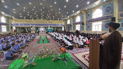 تصاویر/ محفل انس با قرآن در شهرستان سلطانیه