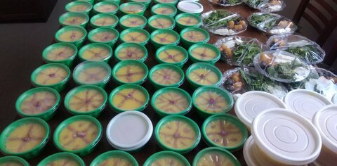 تصاویر/مراسم ضیافت افطاری در ساوه