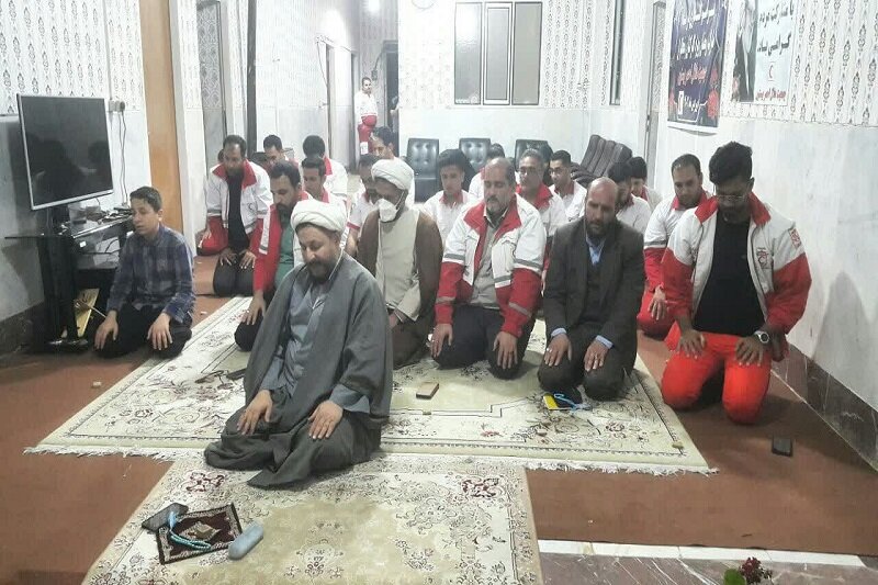 برگزاری محفل اُنس با قرآن در جمعیت هلال احمر بیستون