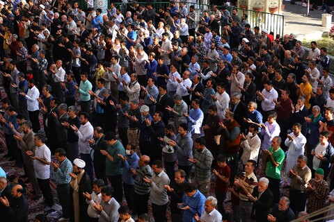 تصاویر/نماز عید فطر در حرم حضرت معصومه (س)