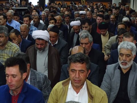 تصاویر/ اقامه نماز عید فطر در شهرستان چهاربرج