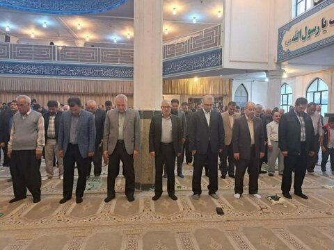 تصاویر/اقامه نماز عید فطر در شهرستان کامیاران