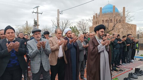 تصاویر/ اقامه نماز عید سعید فطر در سلطانیه