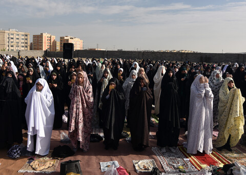 تصاویر/ نماز عید فطر پردیسان قم