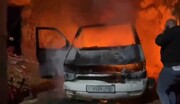 مستوطنون يحرقون منزلا ومركبة في جنوب نابلس