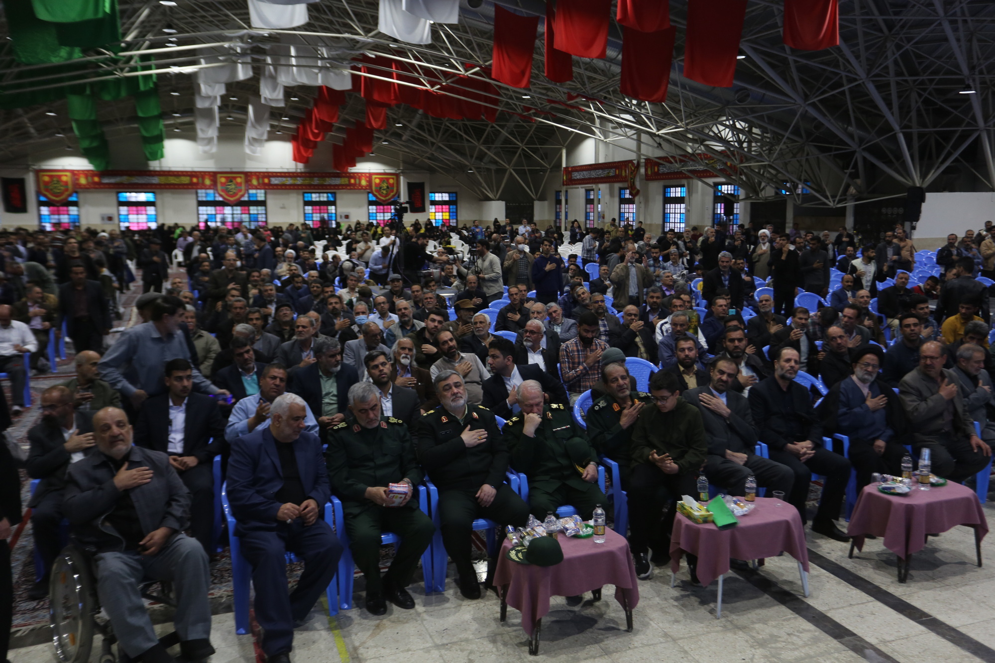 تصاویر/ مراسم هفتمین روز شهادت سرلشکر زاهدی و سومین سالگرد سردار حجازی در اصفهان