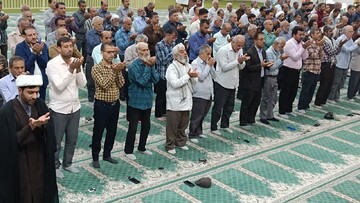 نماز جمعه اهرم به روایت تصویر