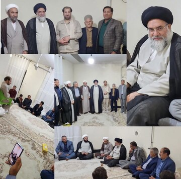 عیادت حجت الاسلام و المسلمین حسینی از مجروح حادثه تروریستی راسک