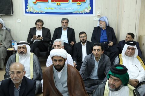 تصاویر/ دیدار جمعی از علماء، سادات، شیوخ، وجهاء و نخبگان عرب با آیت الله موسوی جزایری