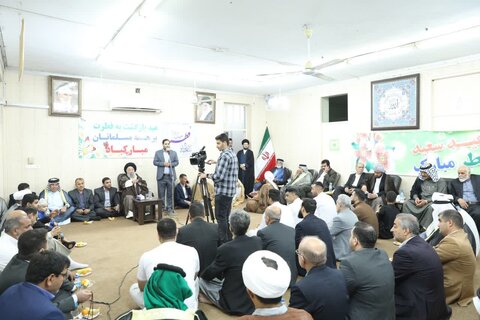 تصاویر/ دیدار جمعی از علماء، سادات، شیوخ، وجهاء و نخبگان عرب با آیت الله موسوی جزایری