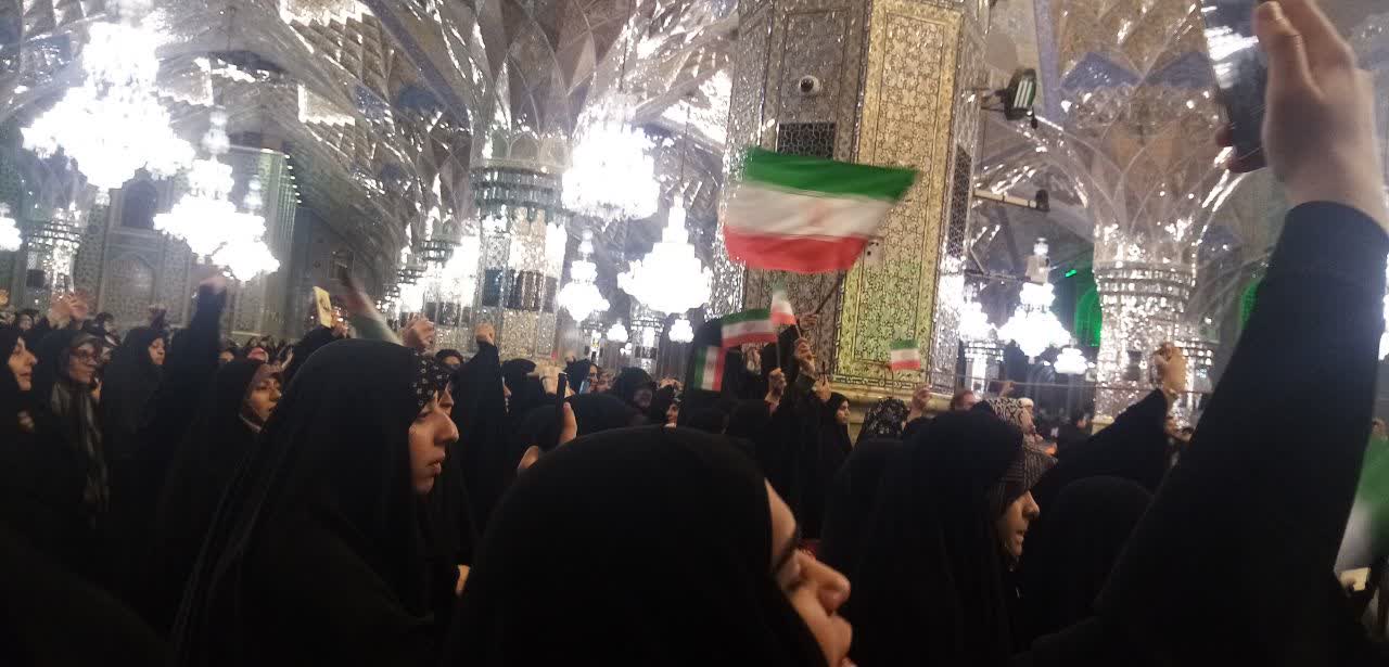 تصاویر/ اجتماع مردم مشهد در حمایت از عملیات  وعده صادق