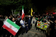 تصاویر/ تجمع مردم اصفهان در حمایت از حمله موشکی و پهپادی به اسرائیل