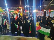 فیلم| تجمع مردم بوشهر در حمایت از حمله سپاه به اسرائیل